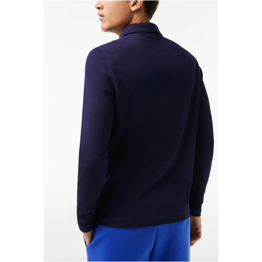 Lacoste Stretch Piqué Polo Smart Paris Blue Heren