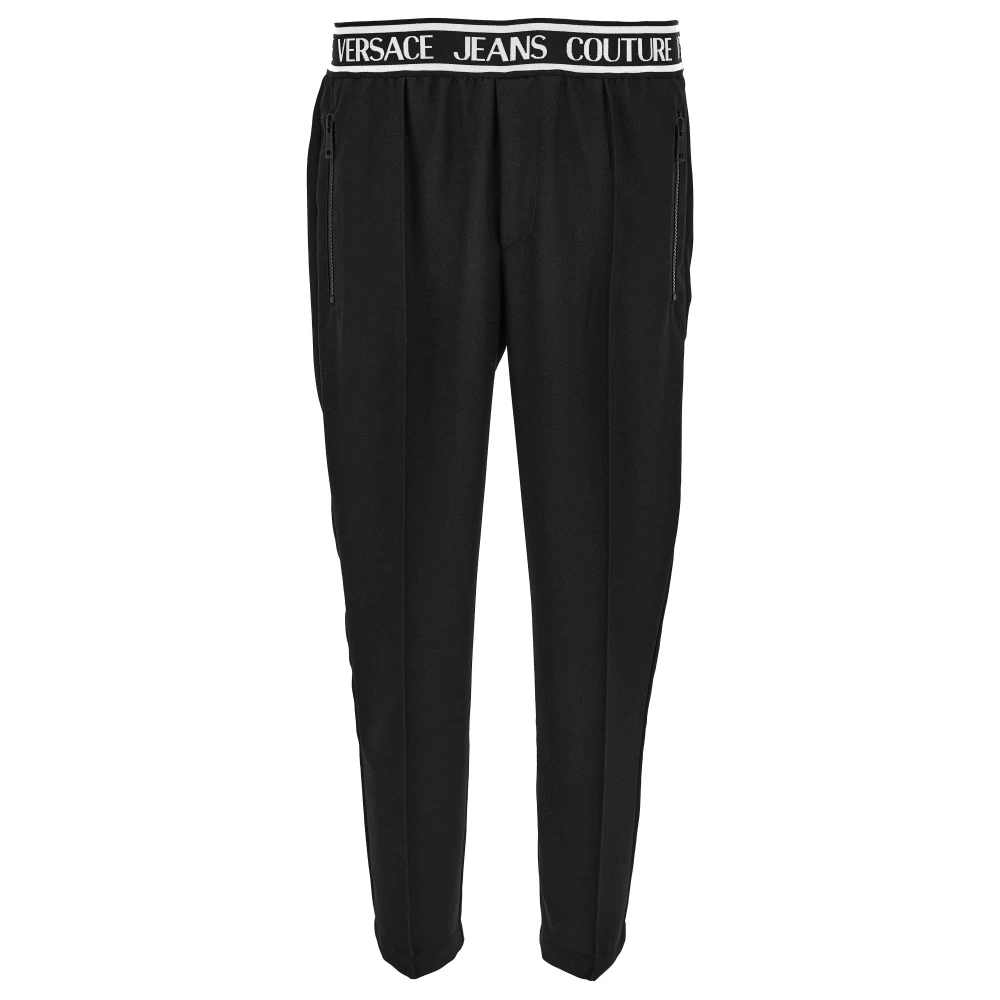 Versace Jeans Couture Zwarte Broek Pantalone (Generico) Black Heren