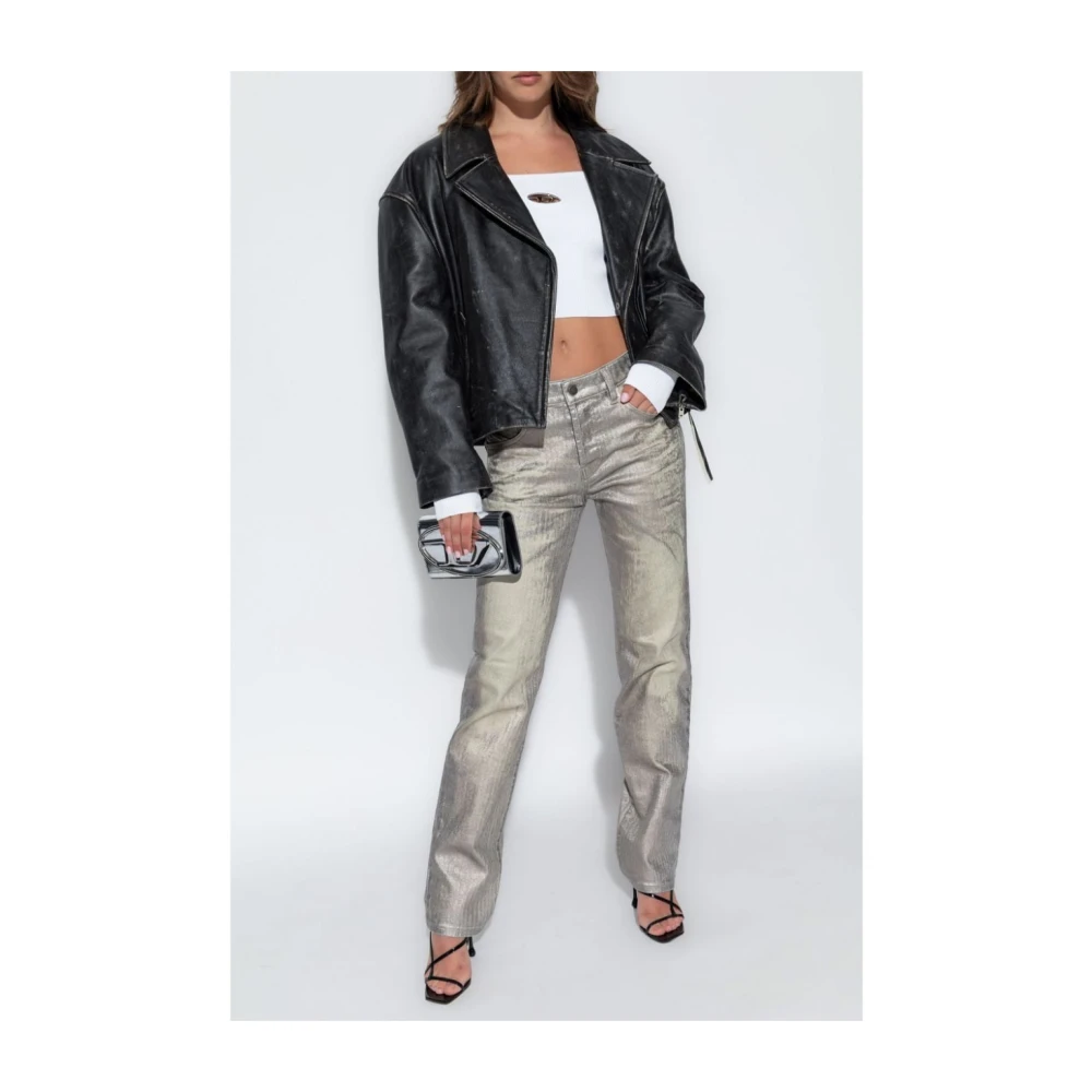 Diesel Stijlvolle Pullover met Lange Mouwen White Dames