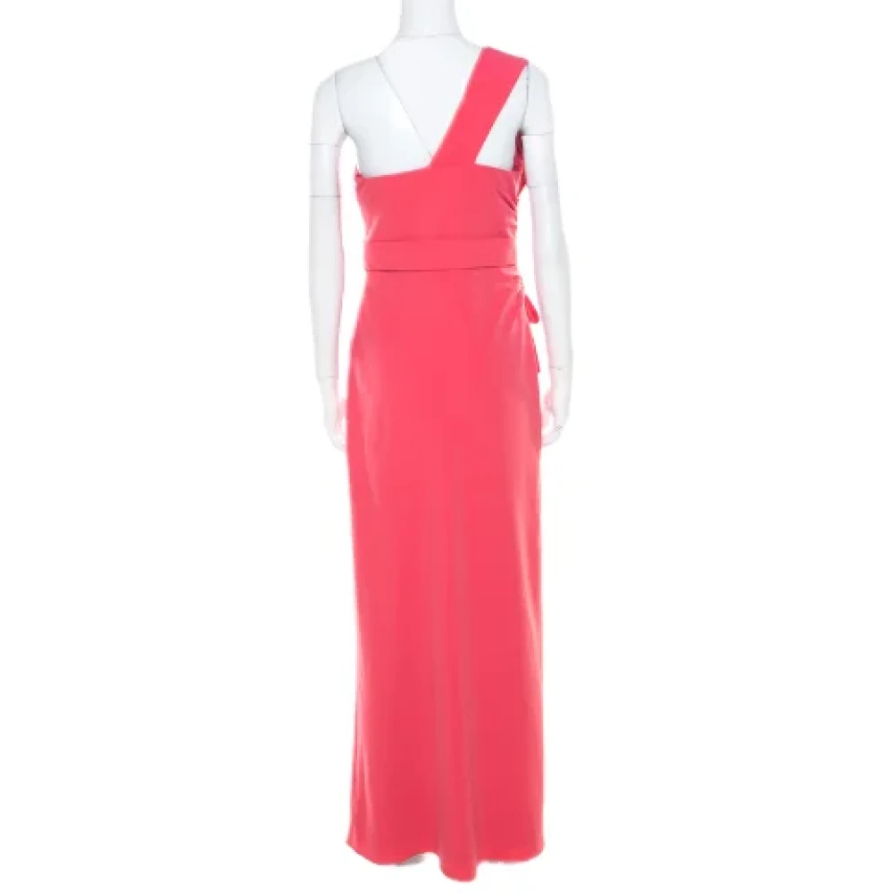 Armani Pre-owned Fabric dresses Pink Dames