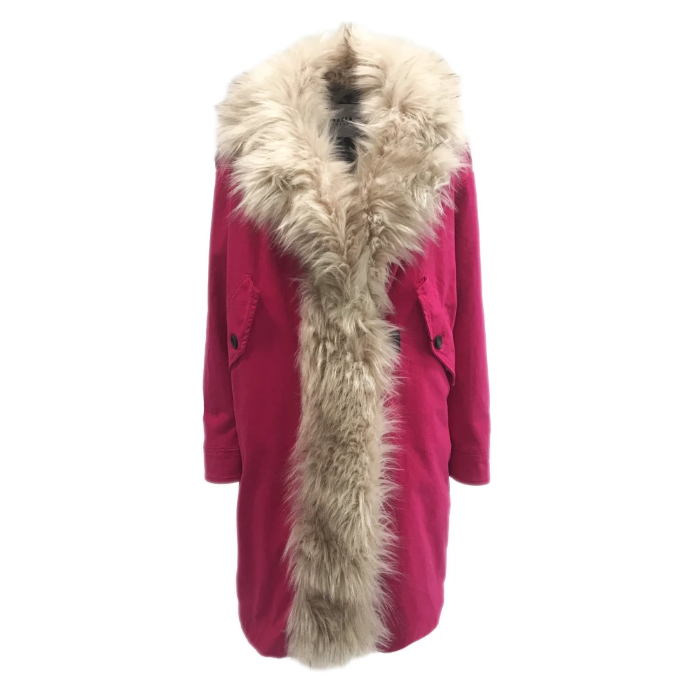 Bazar deluxe Fuchsia Stijlvolle Jassen Pink Dames