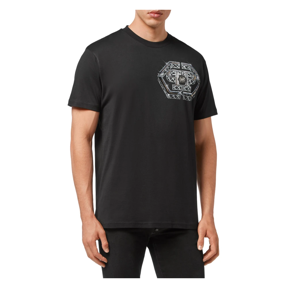 Philipp Plein Men's Black T-Mtk5927 T-Shirt