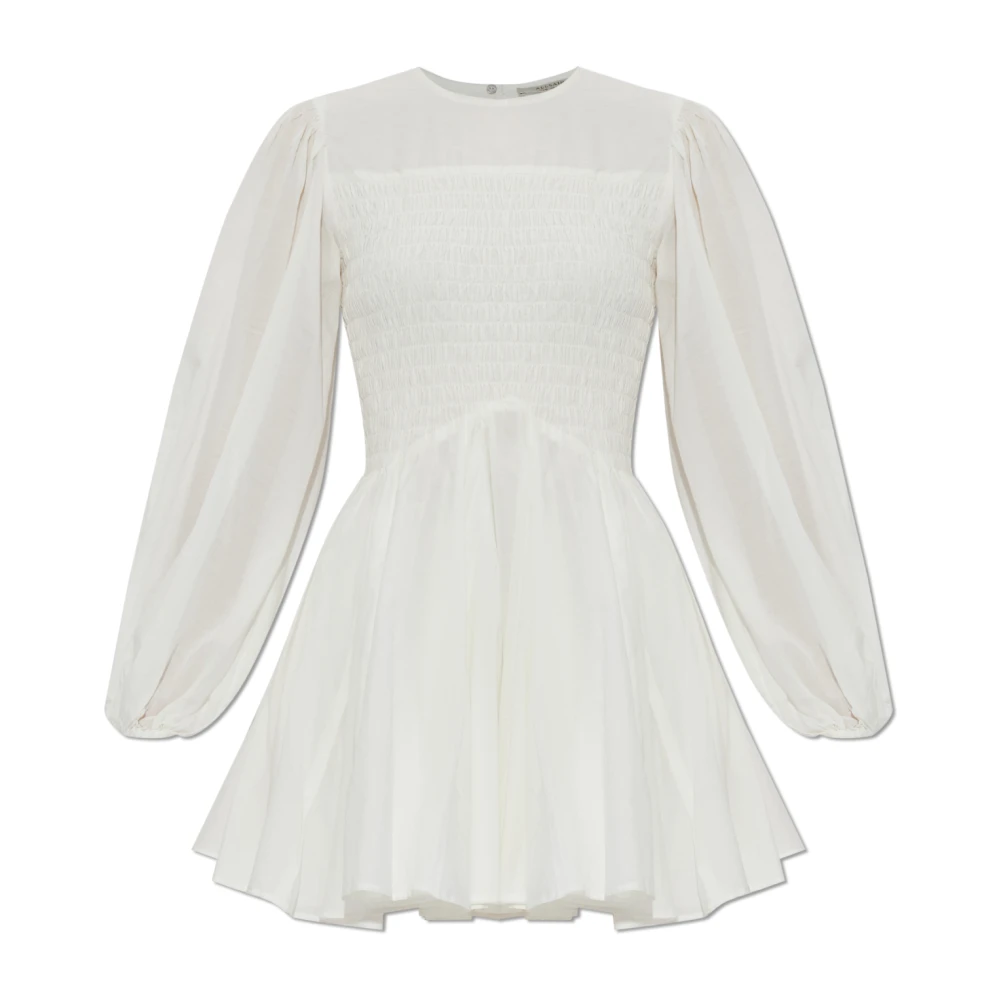 Allsaints Donna Bianco Abito Chia Dress 6 - Immagine 2
