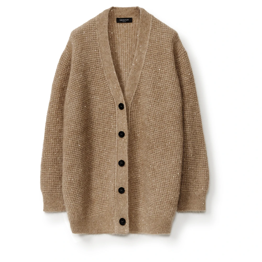 Fabiana Filippi Kameel Sweater Collectie Brown Dames