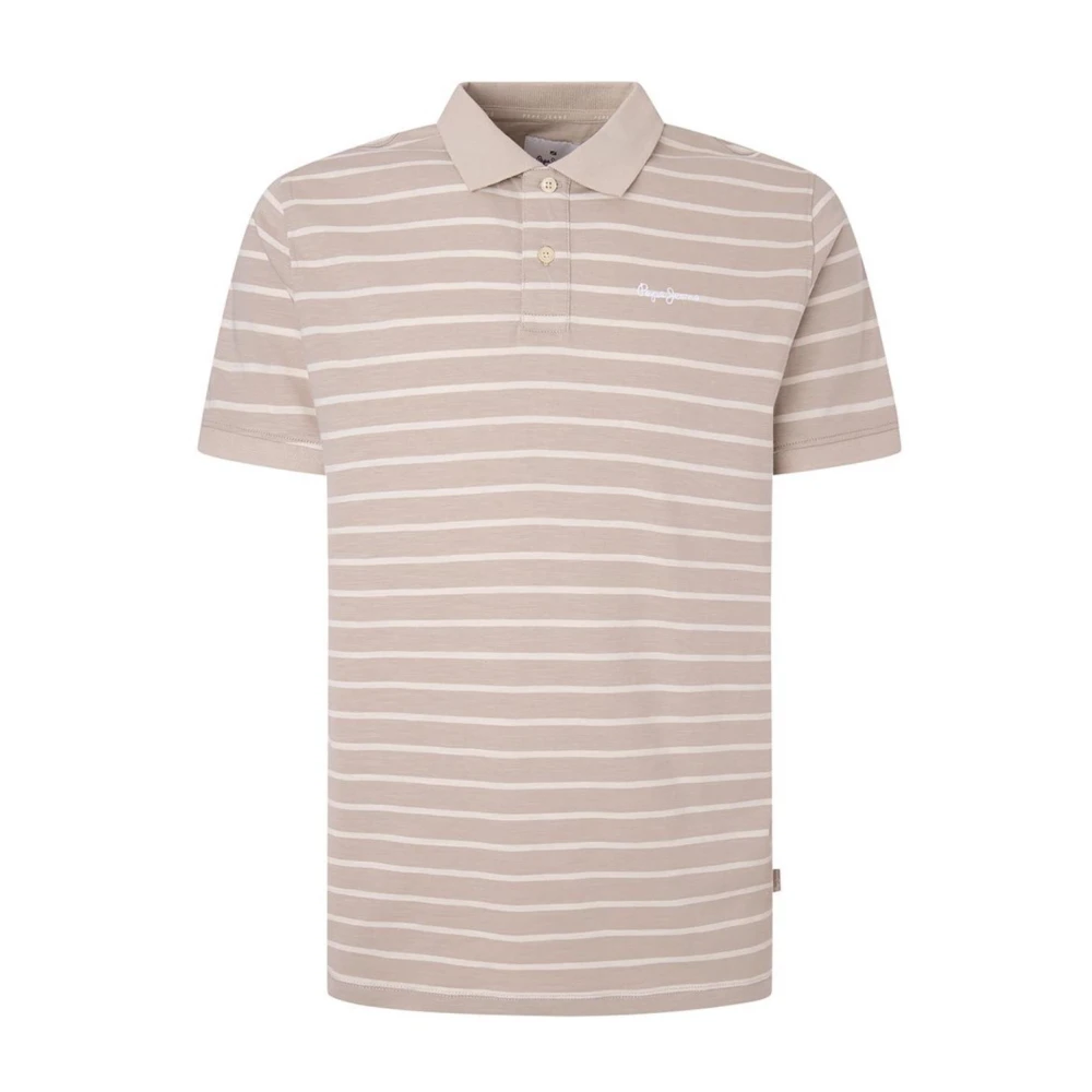 Pepe Jeans Men's Beige Polo Shirt - Polo Shirts - M - Tops