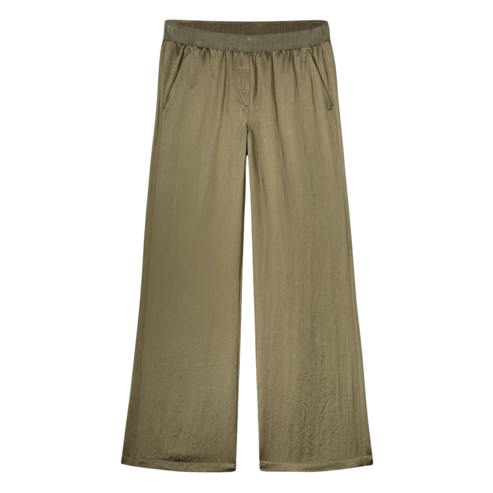 Trousers > Wide Trousers - - Summum Woman - Modalova