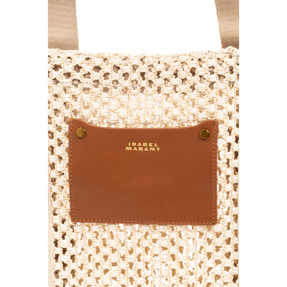 Isabel marant Kleine Aruba shopper tas Beige Dames