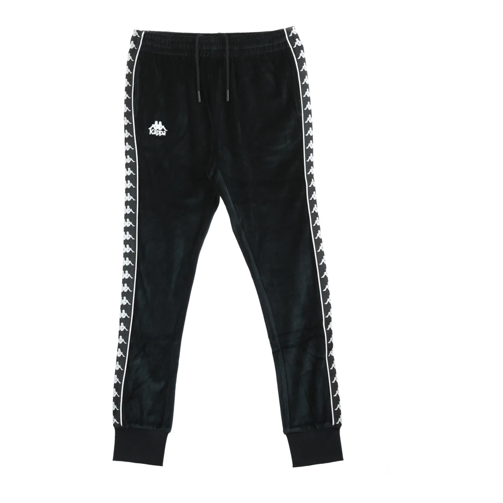 Kappa Heren Zwart Wit Sweatpants Tracksuit Black Heren