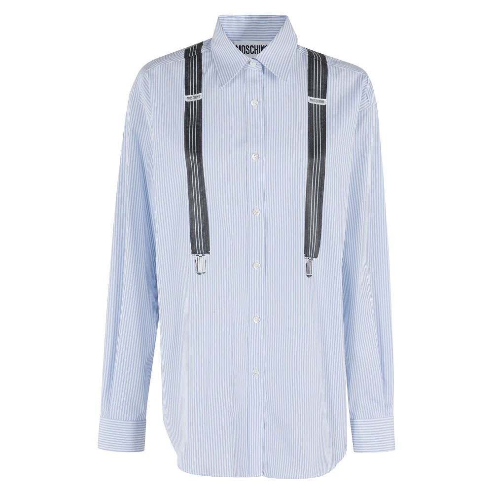 Moschino Stijlvolle Shirt voor Mannen en Vrouwen Blue Dames