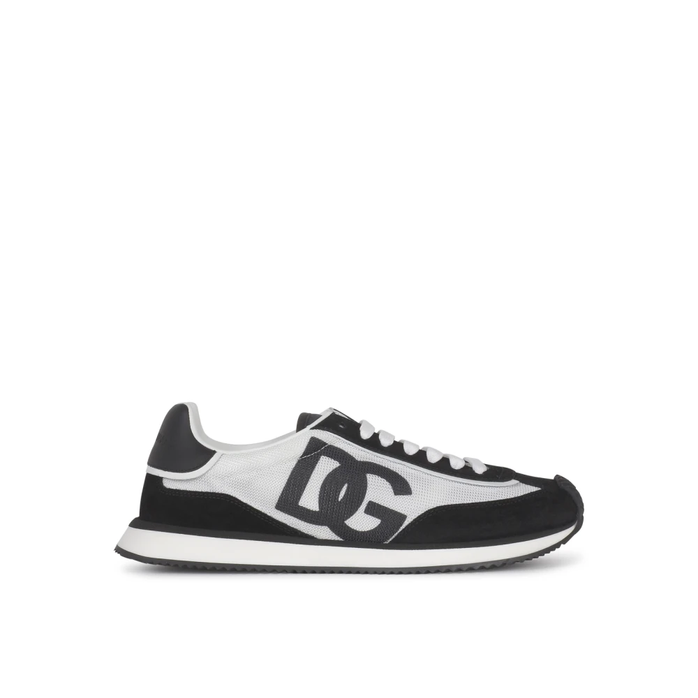 Dolce & Gabbana Men's White Dg Cushion Trainers