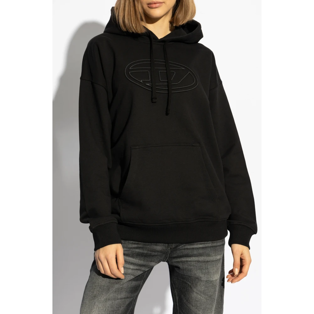 Diesel Sweatshirt S-Ummer-Bigoval Black Unisex