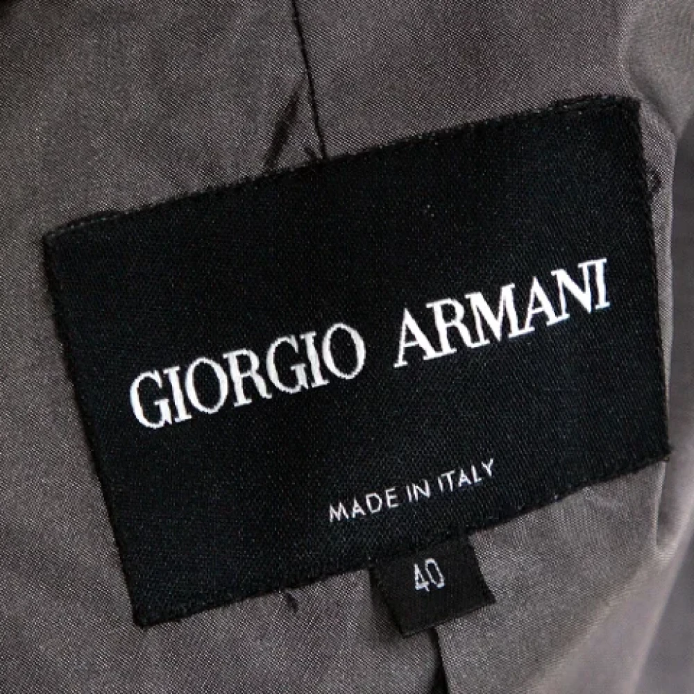 Armani Pre-owned Fabric outerwear Multicolor Dames