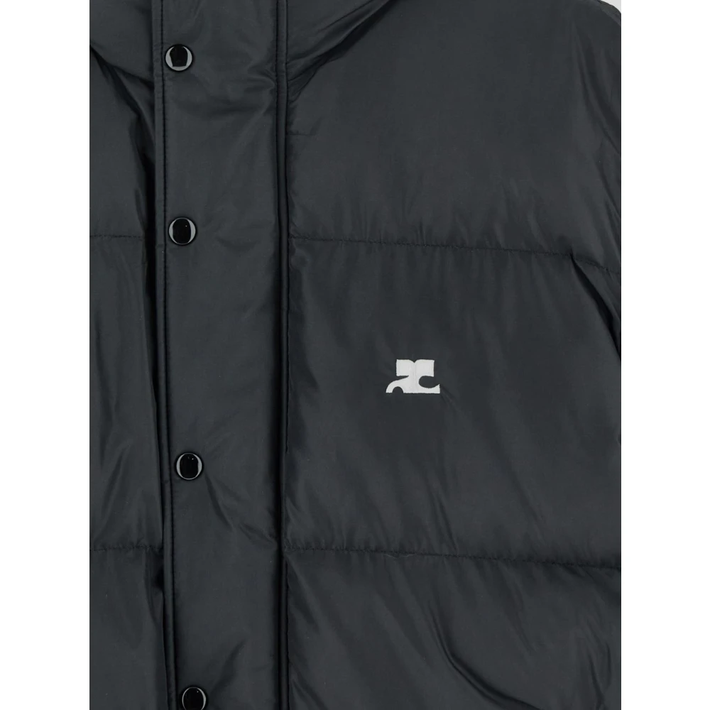 Courrèges Gewatteerde Winterjas Black Dames