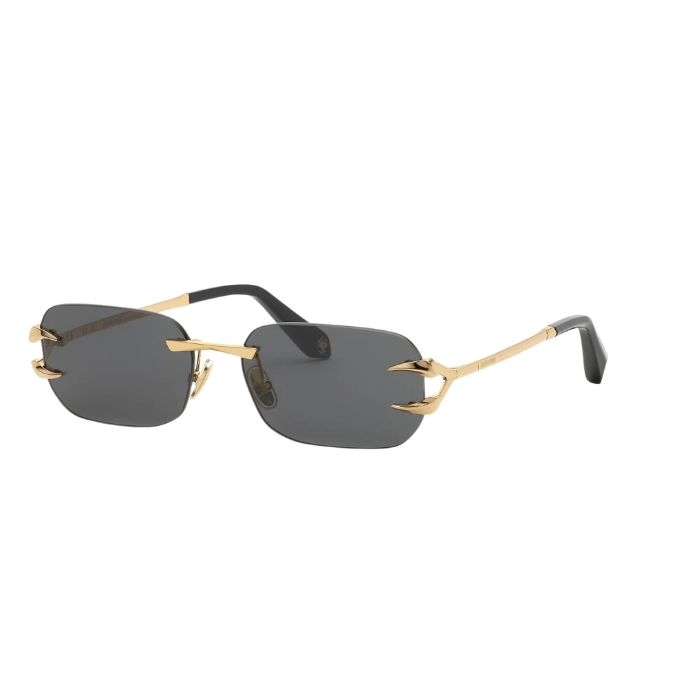 Roberto Cavalli Yellow Sunglasses, Unisex, One Size, Fang Metal Rimless Sunglasses