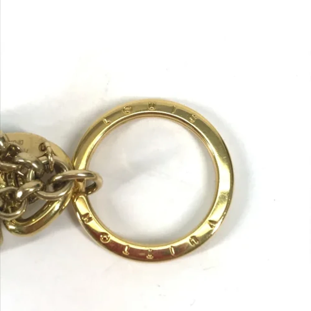 Louis Vuitton Vintage Pre-owned Fabric key-holders Black Dames