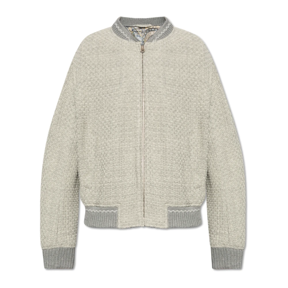 ETRO Jas type bomber Gray Heren
