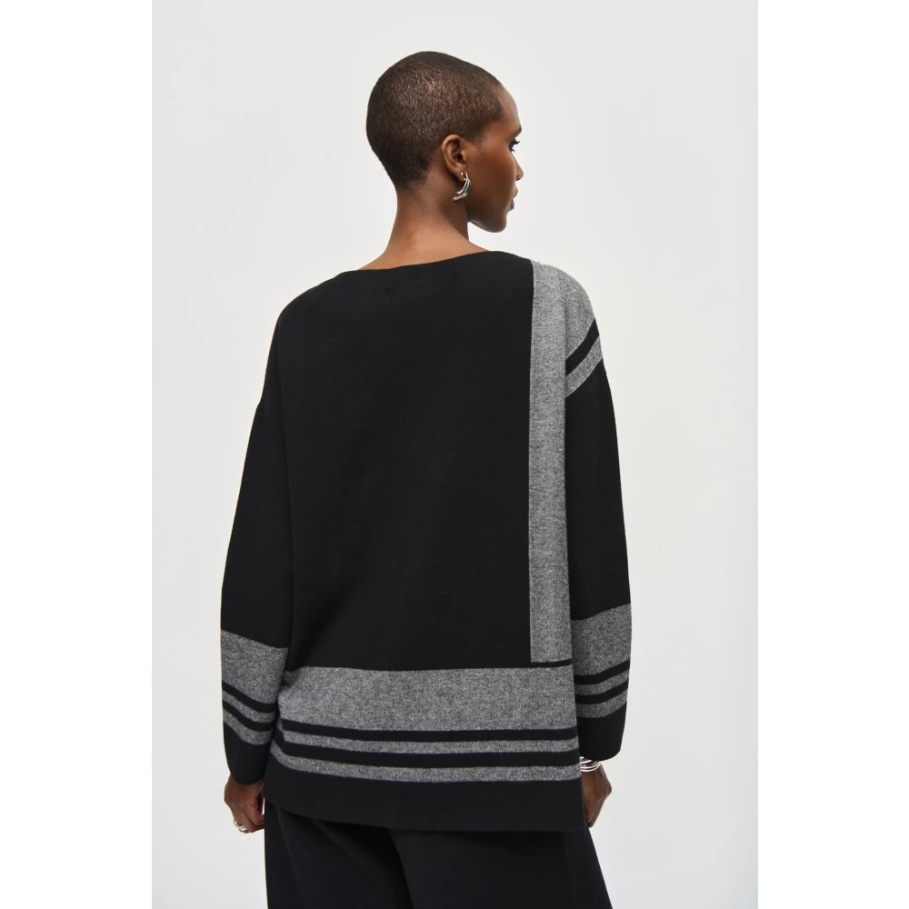 Joseph Ribkoff Stijlvolle Gebreide Trui Black Dames