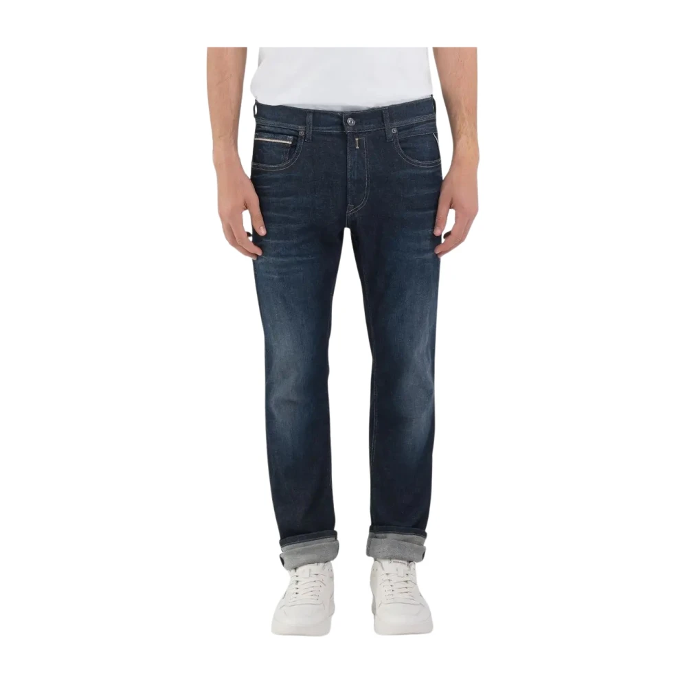 Replay Hyperflex Stretch Denim Jeans Blue, Herr