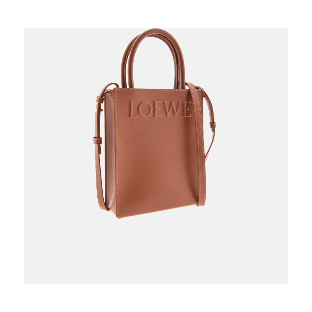 Loewe Mini A5 Tote in Kameel Brown Dames
