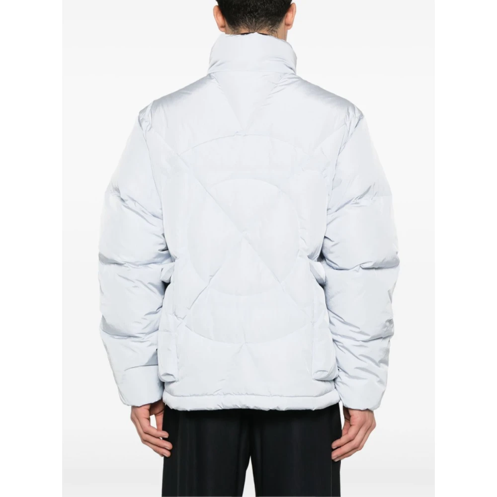 Emporio Armani Grijze Gewatteerde Jas Gray Heren