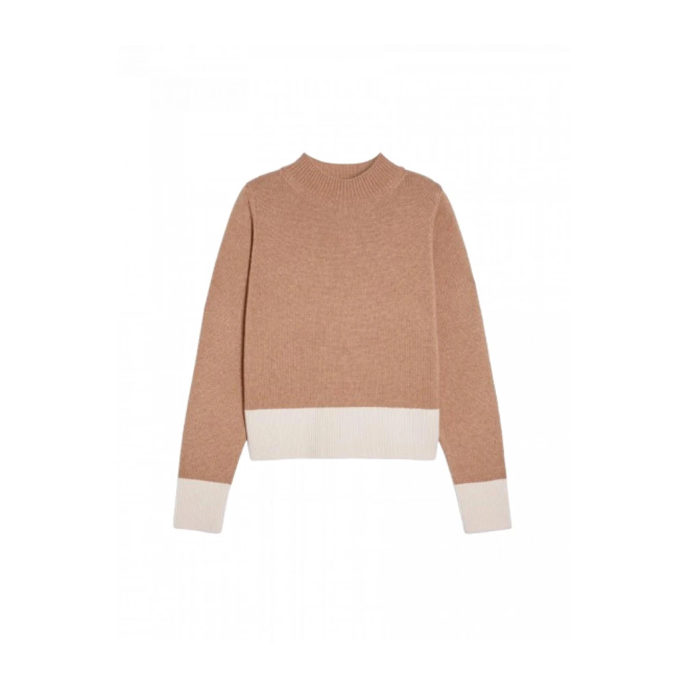 Pennyblack Zachte Batwing Wollen Trui Beige Dames