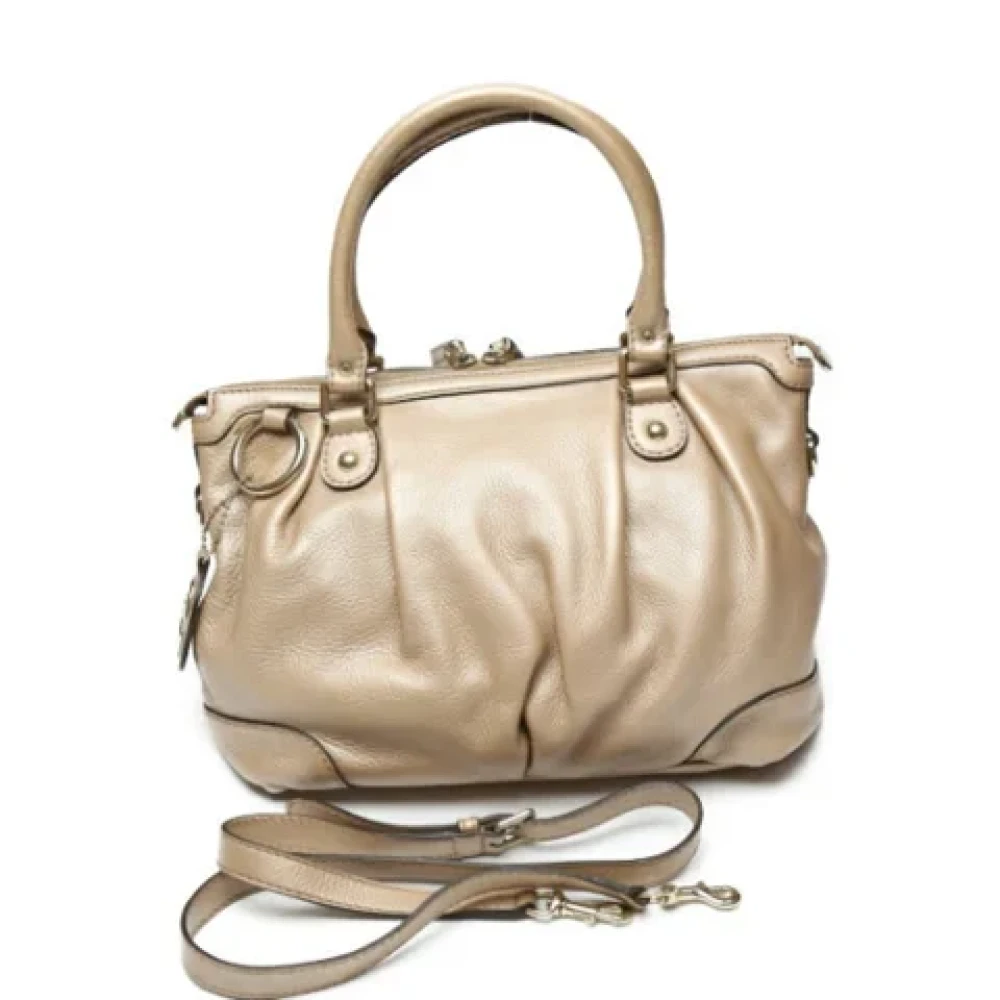 Gucci Vintage Pre-owned Leather shoulder-bags Pink Dames