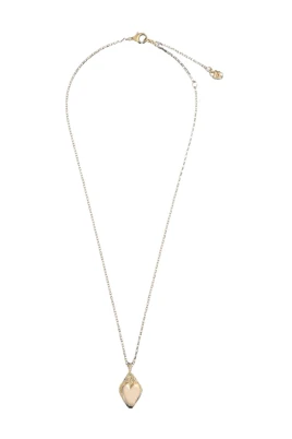 Hjärtformat hängsmycke halsband