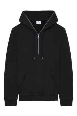 sweat-a-capuche-en-polaire-noir