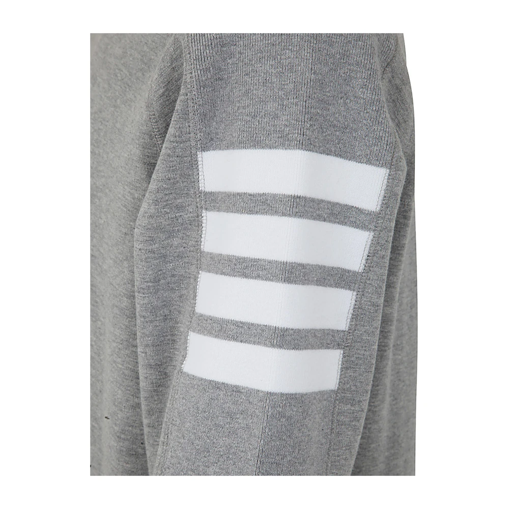 Thom Browne Milano Katoenen Longsleeve Tee Gray Heren