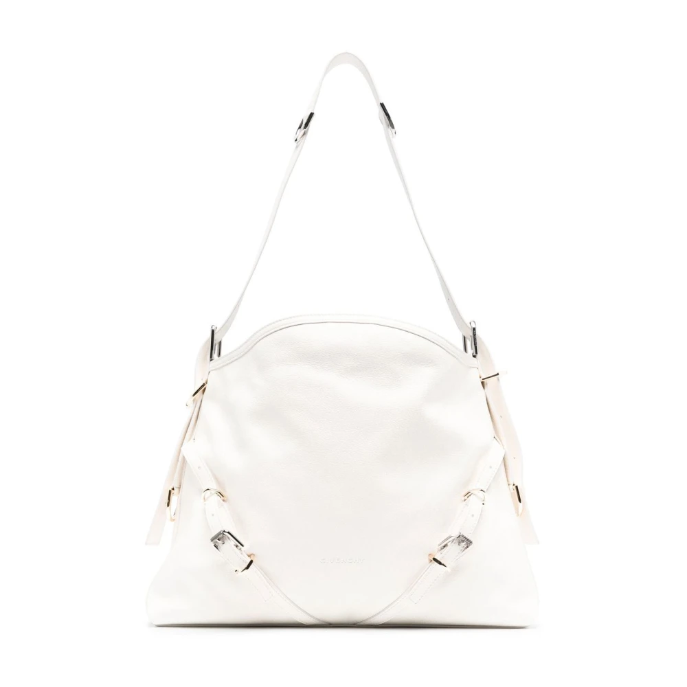 Givenchy Vit Läder Medium Axelväska White, Dam