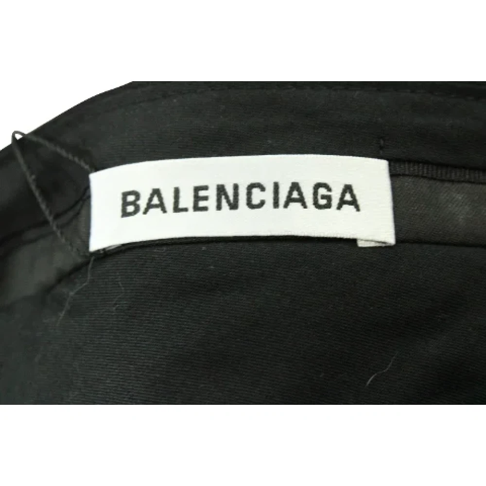 Balenciaga Vintage Pre-owned Wool bottoms Black Dames