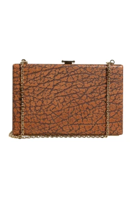 Guldram Mini Crossbody-väska med Korthållare