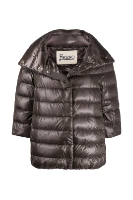 Brun Nylon Ultralight Jacka