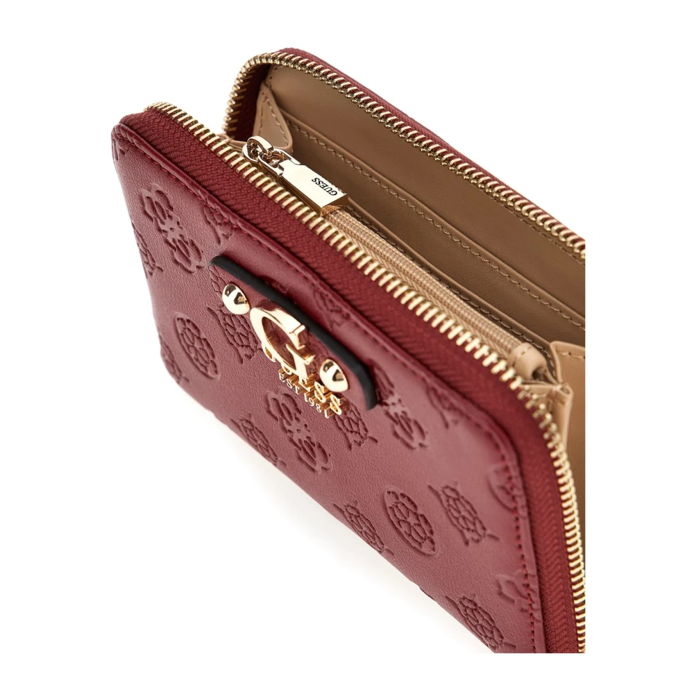 Guess Kleine rits Claret portemonnee Gerty Slg Red Dames