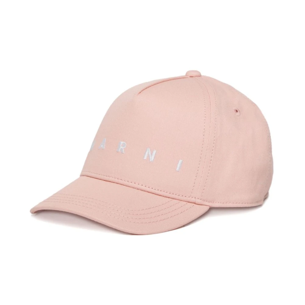 Marni Herr Rosa Accessoarer L, Bomull, Gabardin Baseballkeps