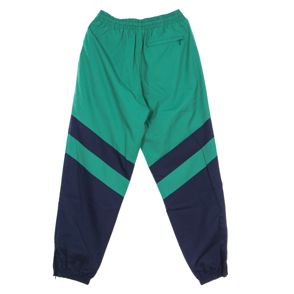 HUF Navy Blue Track Pants Lichtgewicht Stof Multicolor Heren