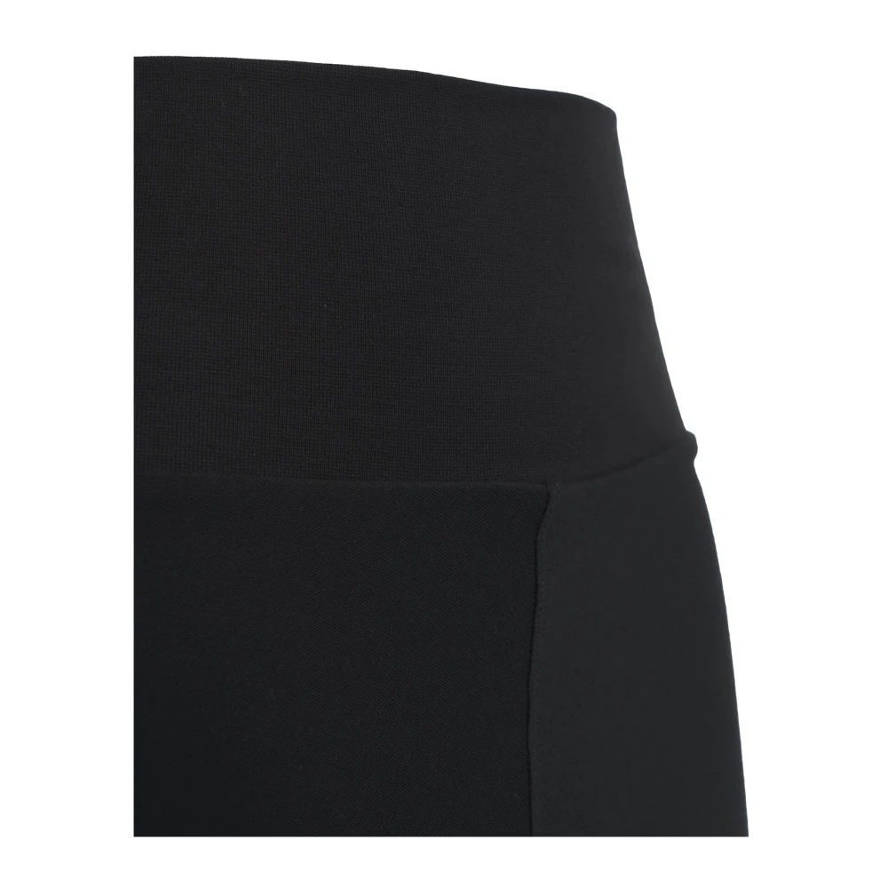 Thom Krom Hoge Taille Midi Rok Zwart Black Dames