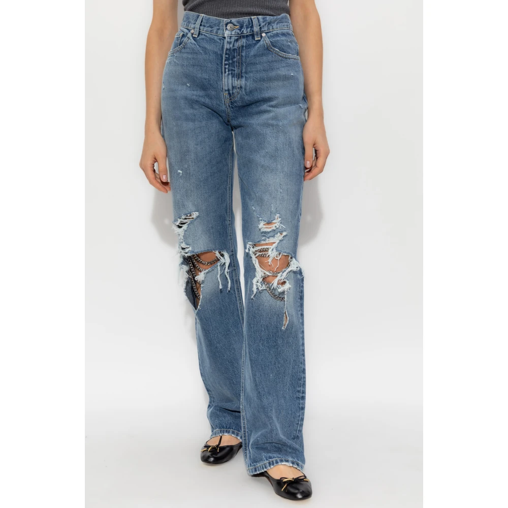 Stella Mccartney Jeans met vintage effect Blue Dames