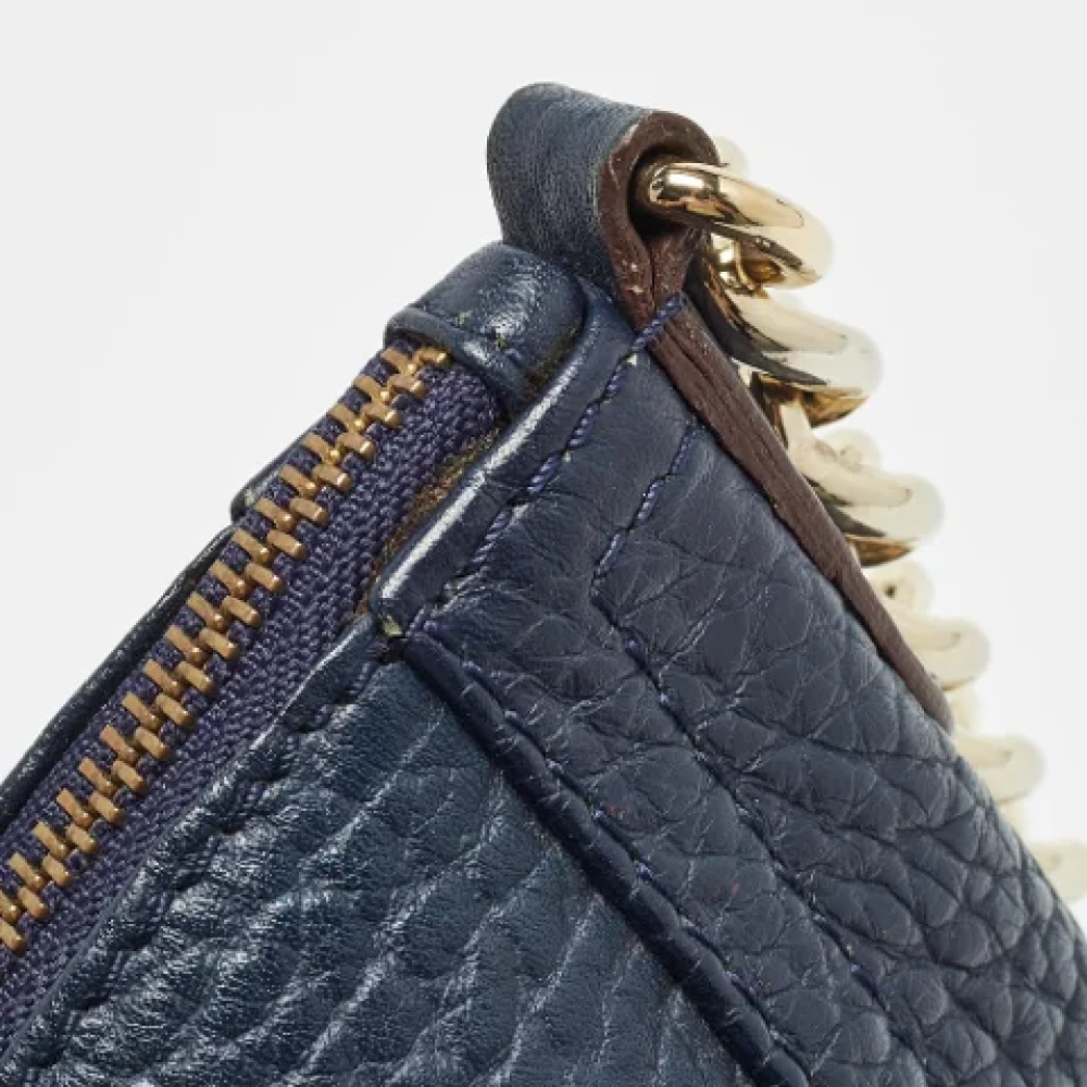 Carolina Herrera Pre-owned Leather handbags Blue Dames