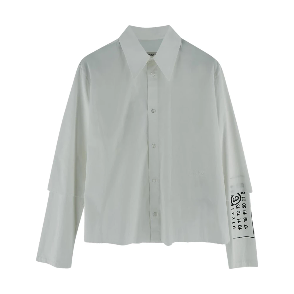 MM6 Maison Margiela Heren Overhemd Mode White Heren