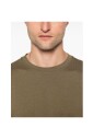 t-shirt-vert-mousse-a-col-rond