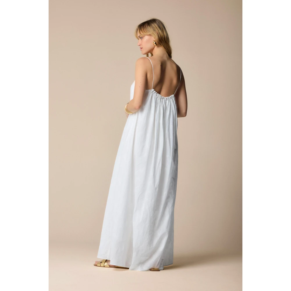 Kocca Elegante Maxi Jurken voor Vrouwen White Dames