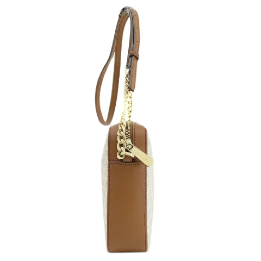 Michael Kors Pre-owned Plastic shoulder-bags Beige Dames
