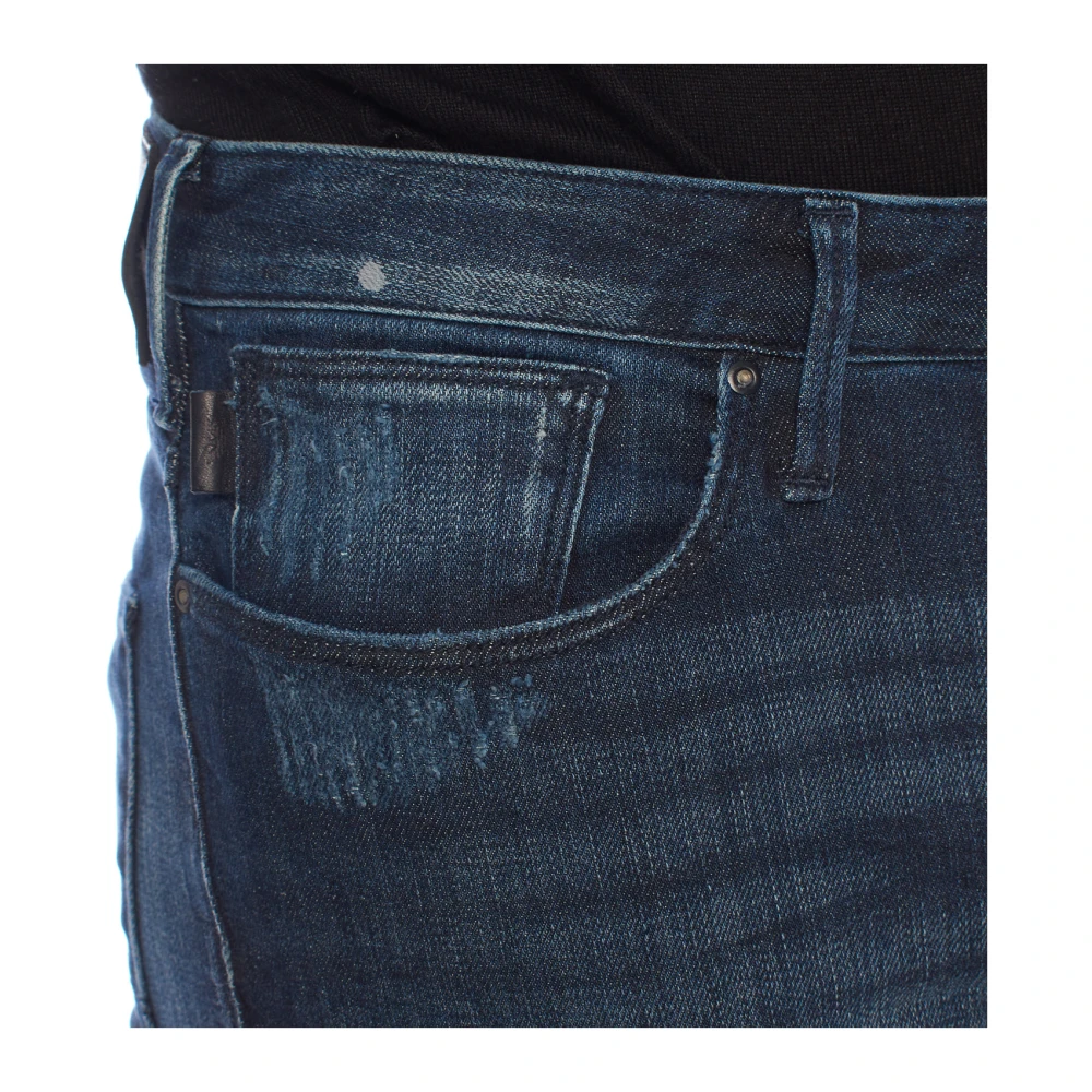 Emporio Armani Slim Fit Stretch Jeans Blue Heren