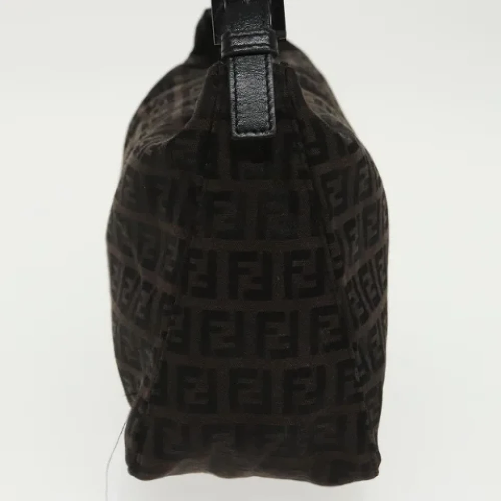 Fendi Vintage Pre-owned Canvas handbags Black Dames
