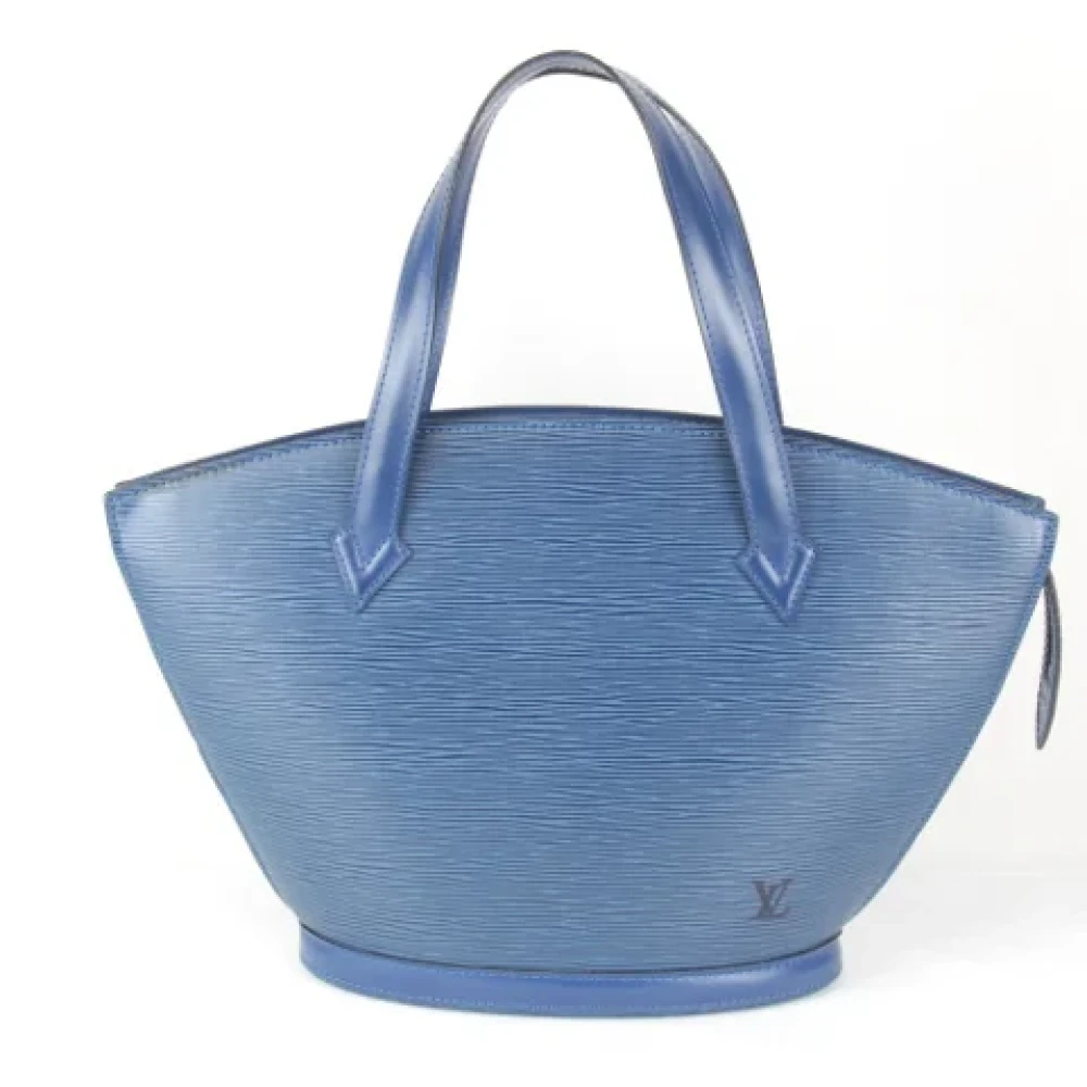 Louis Vuitton Vintage Pre-owned Leather shoulder-bags Blue Dames