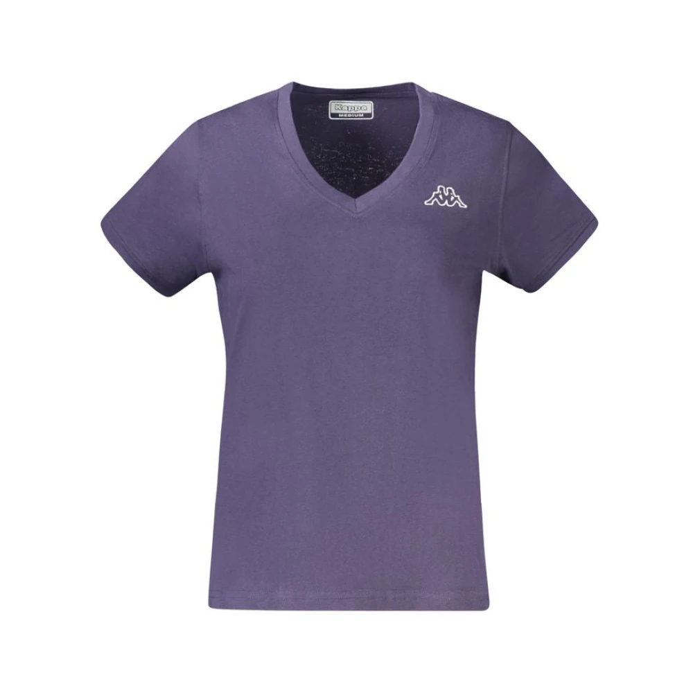 Kappa Blauwe Katoenen Tops & T-shirt Blue Dames