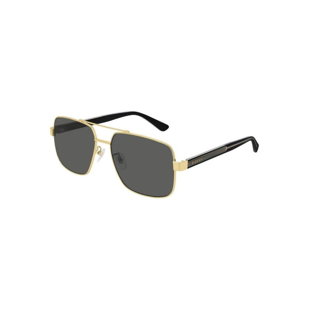 Gucci Men's Yellow Aviator Sunglasses - Sunglasses - 60 Mm - Accessories