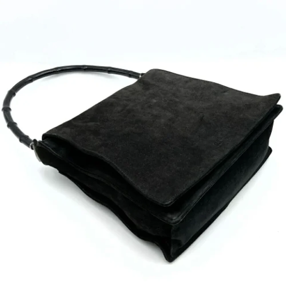 Gucci Vintage Pre-owned Suede gucci-bags Black Dames