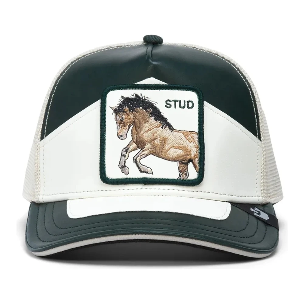 Goorin Bros Groene Paarden Moto Stud Pet Green Heren